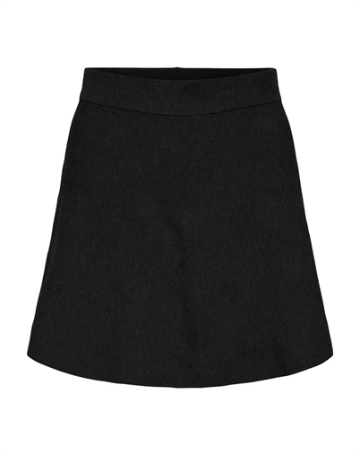 Only - Cosmia Short Skater Nederdel - Black 